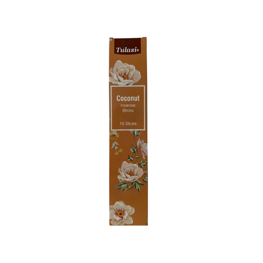 COCONUT TULASI INCENSE STICKS 15 PACK