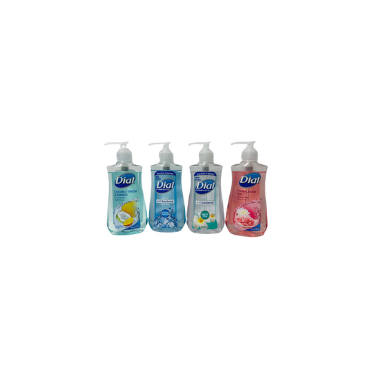DIAL HAND SOAP ASSORTED IN A DISPLAYER 221ML PUMP 4 MODELS