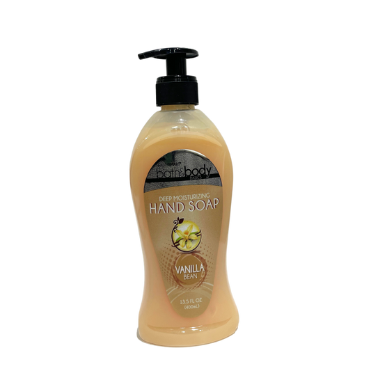 BATH & BODY BASICS HAND SOAP DEEPLY MOISTURIZING VANILLIA BEANS  400ML