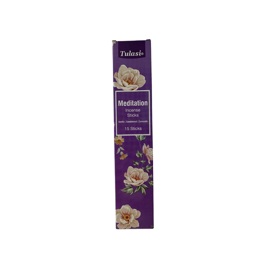 MEDITATION TULASI INCENSE STICKS 15 PACK