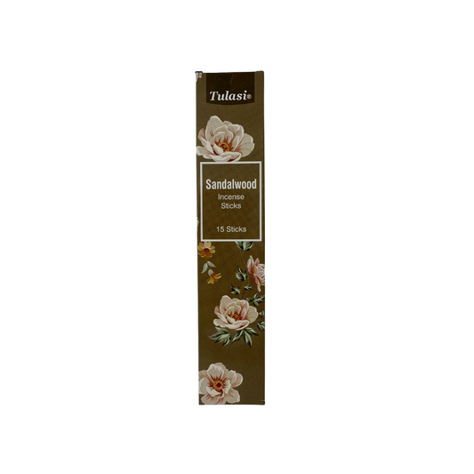 SANDALWOOD TULASI INCENSE STICKS 15 PACK