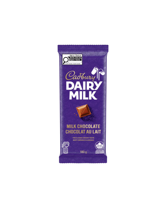 Cadbury dairy milk chocolate 180g