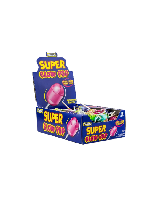 Charms Super Blow Pop Asst 48 Units