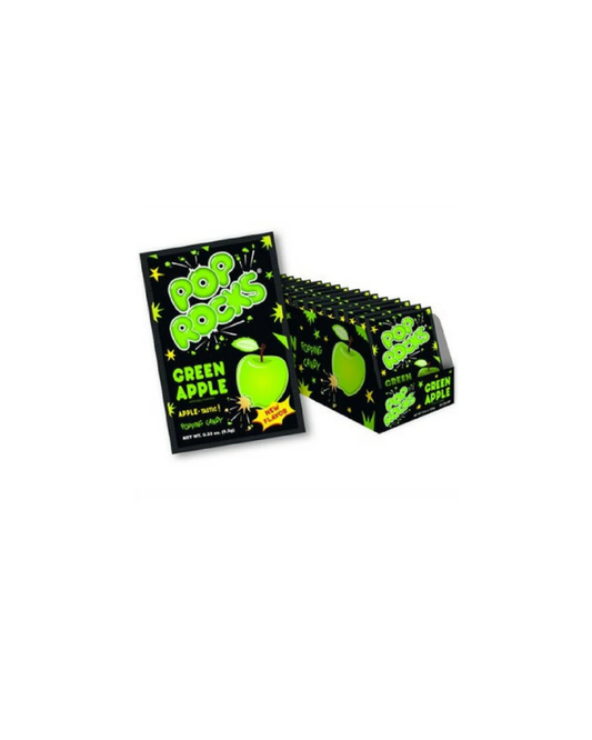 Pop Rock Green Apple Popping Candy  24  pack