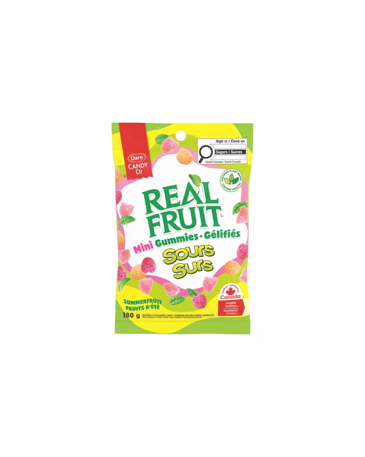 DARE Real Fruit Sours Plant Based Gummies 180G