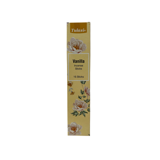 VANILLA TULASI INCENSE STICKS 15 PACK