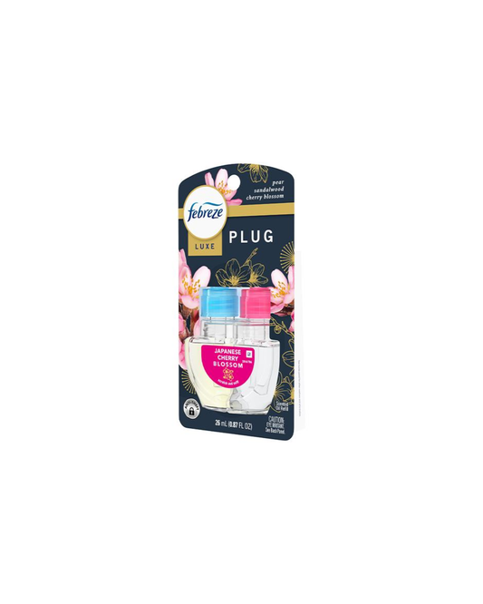 Febreze Plug In Air Freshener Scented Oil Refill Cherry Blossom